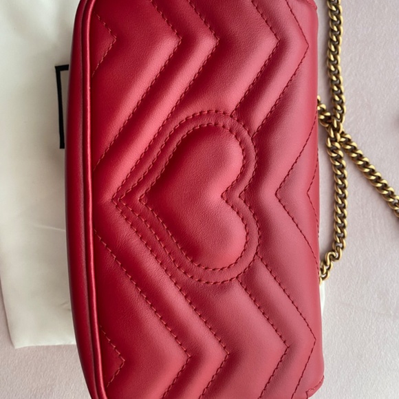 Gucci Marmont matelass leather super mini bag - Picture 6 of 8
